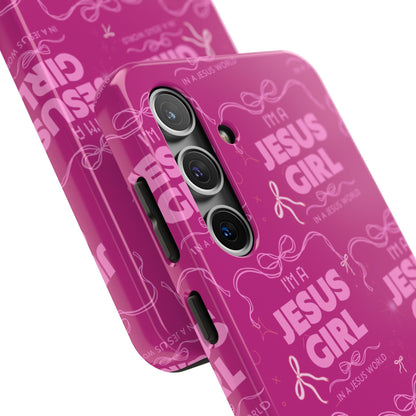 I'm a Jesus Girl Phone Case - Pink