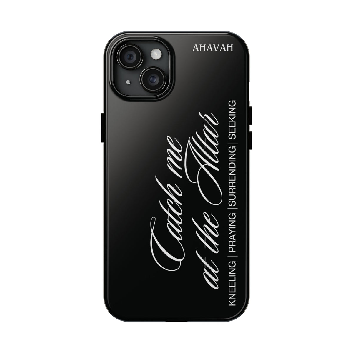 Catch Me at the Altar Black Phone Case