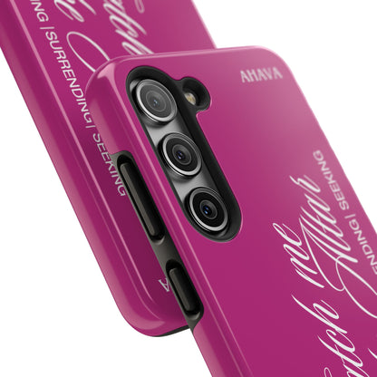 "Catch Me at the Altar" Pink Phone Case