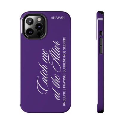 Catch Me at the Altar Phone Case | Royal Violet