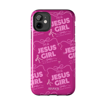 I'm a Jesus Girl Phone Case - Pink