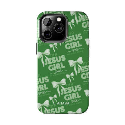 I'm a Jesus Girl Case - Green