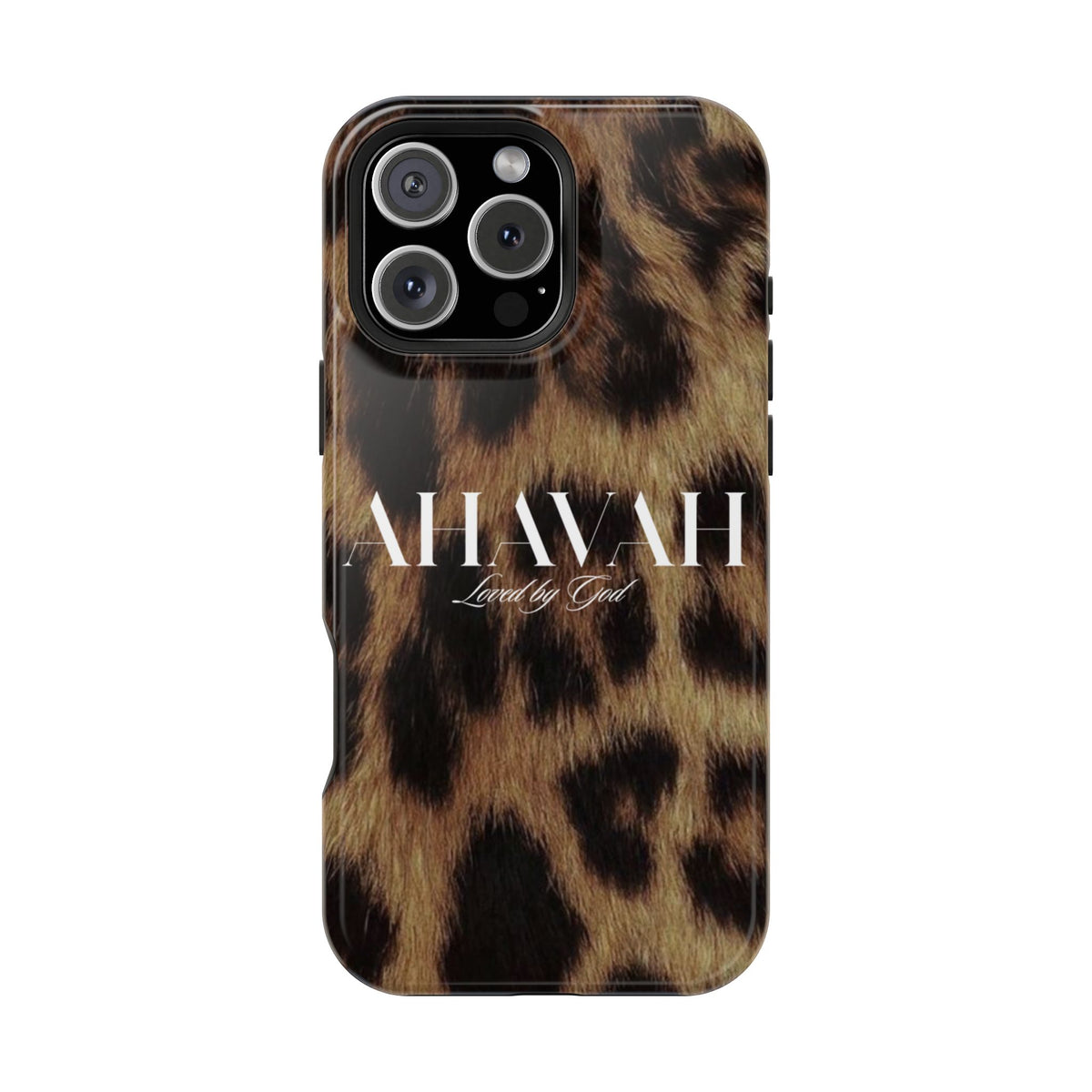 Leopard Print Ahavah Phone Case