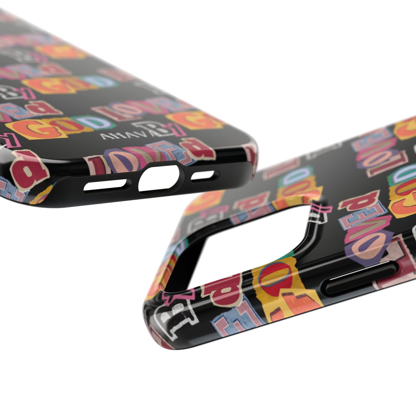 "Loved by God" Black Phone Case