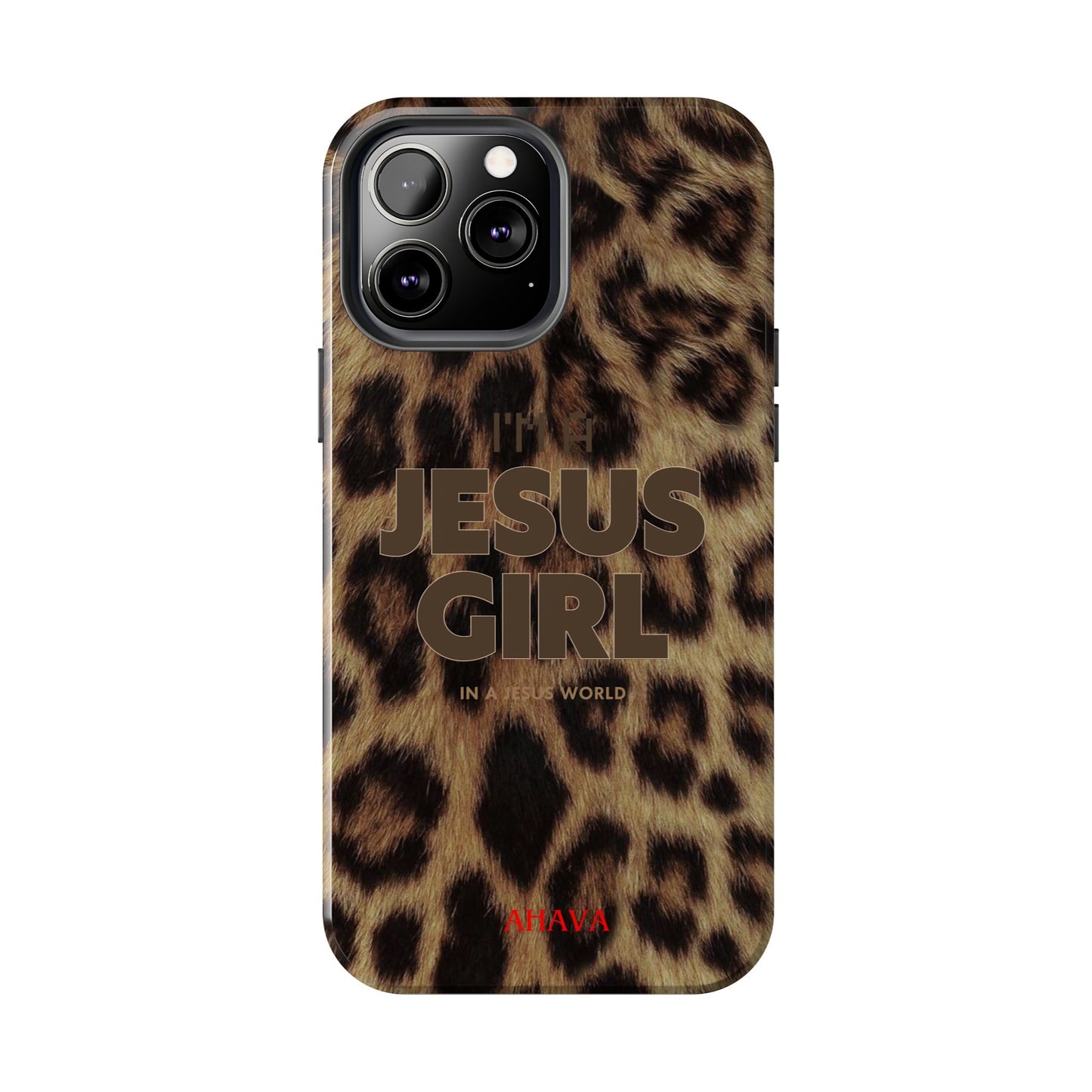 I'm a Jesus Girl Case - Leopard