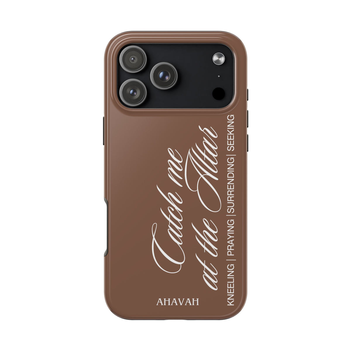 Catch Me at the Altar Phone Case - Cocoa