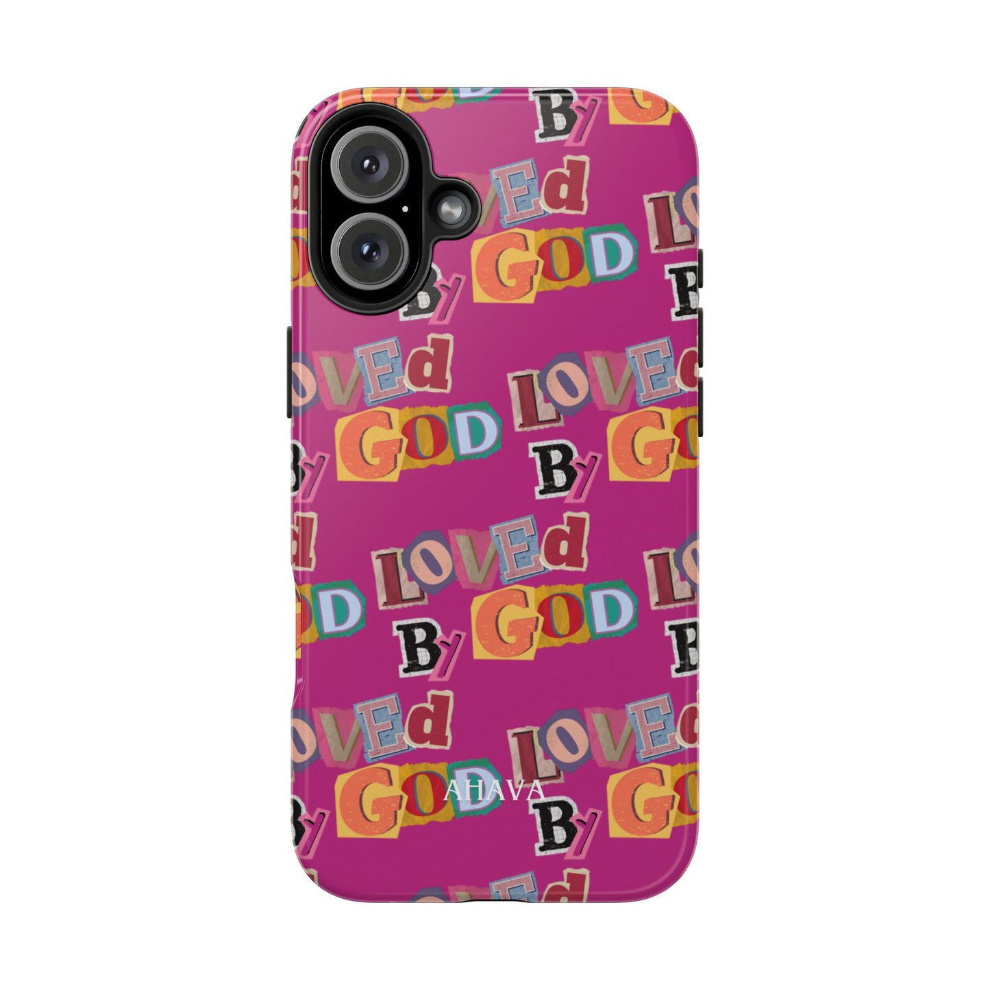 "Loved by God" Pink Phone Case