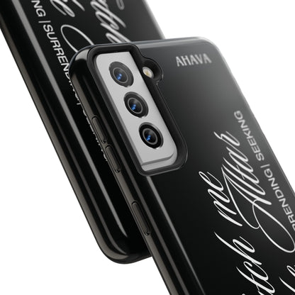 "Catch Me at the Altar" Black Phone Case