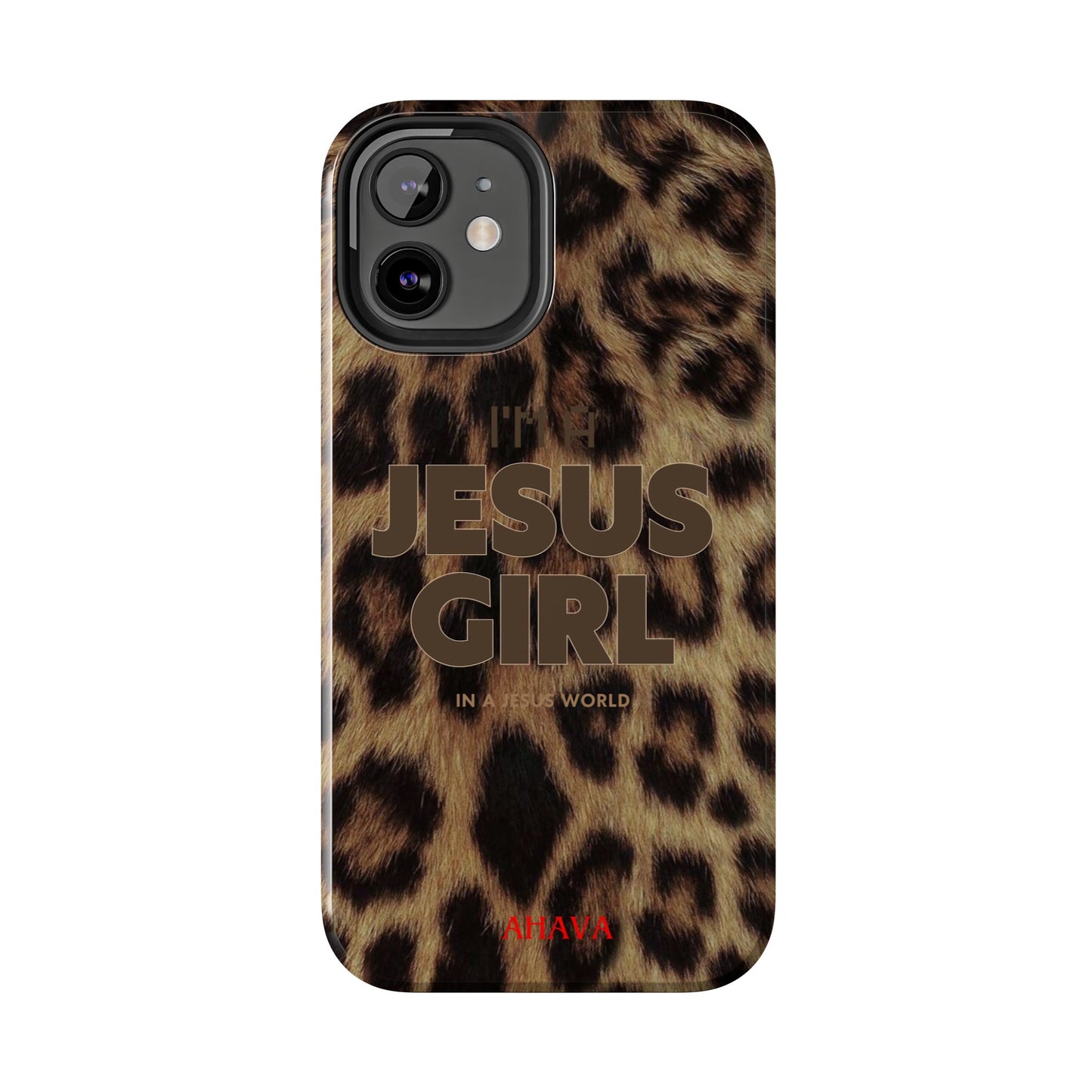 I'm a Jesus Girl Case - Leopard