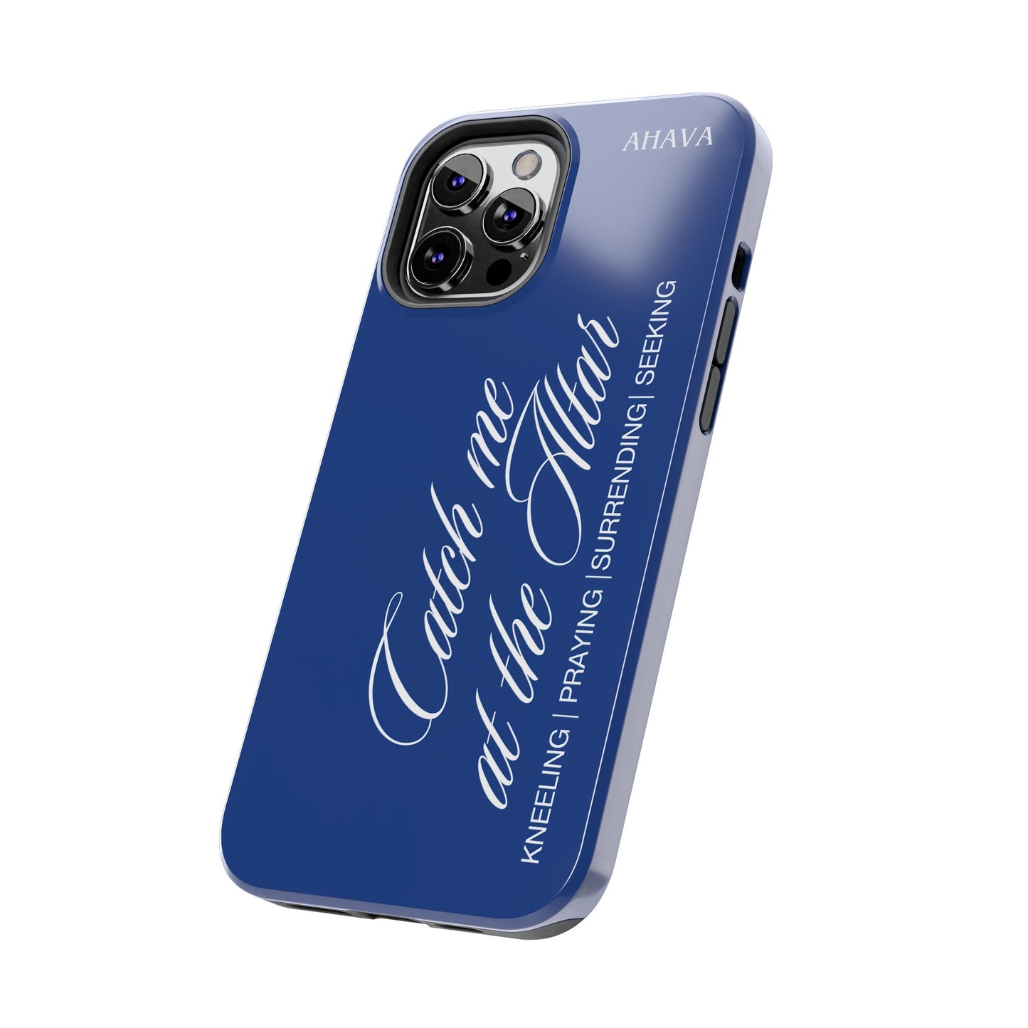 "Catch Me at the Altar" Blue Phone Case