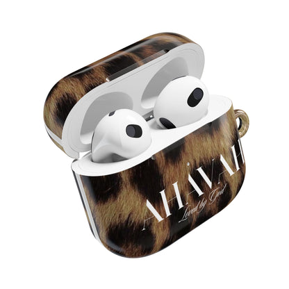 Copy of Personalized : Ahava Leopard Airpod Case