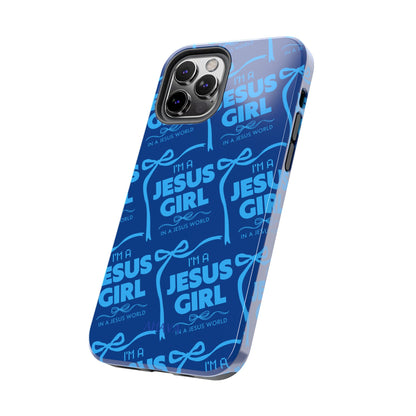 I'm a Jesus Girl Phone Case - Blue