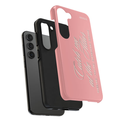 "Catch Me at the Altar" Dusty Rose Phone Case
