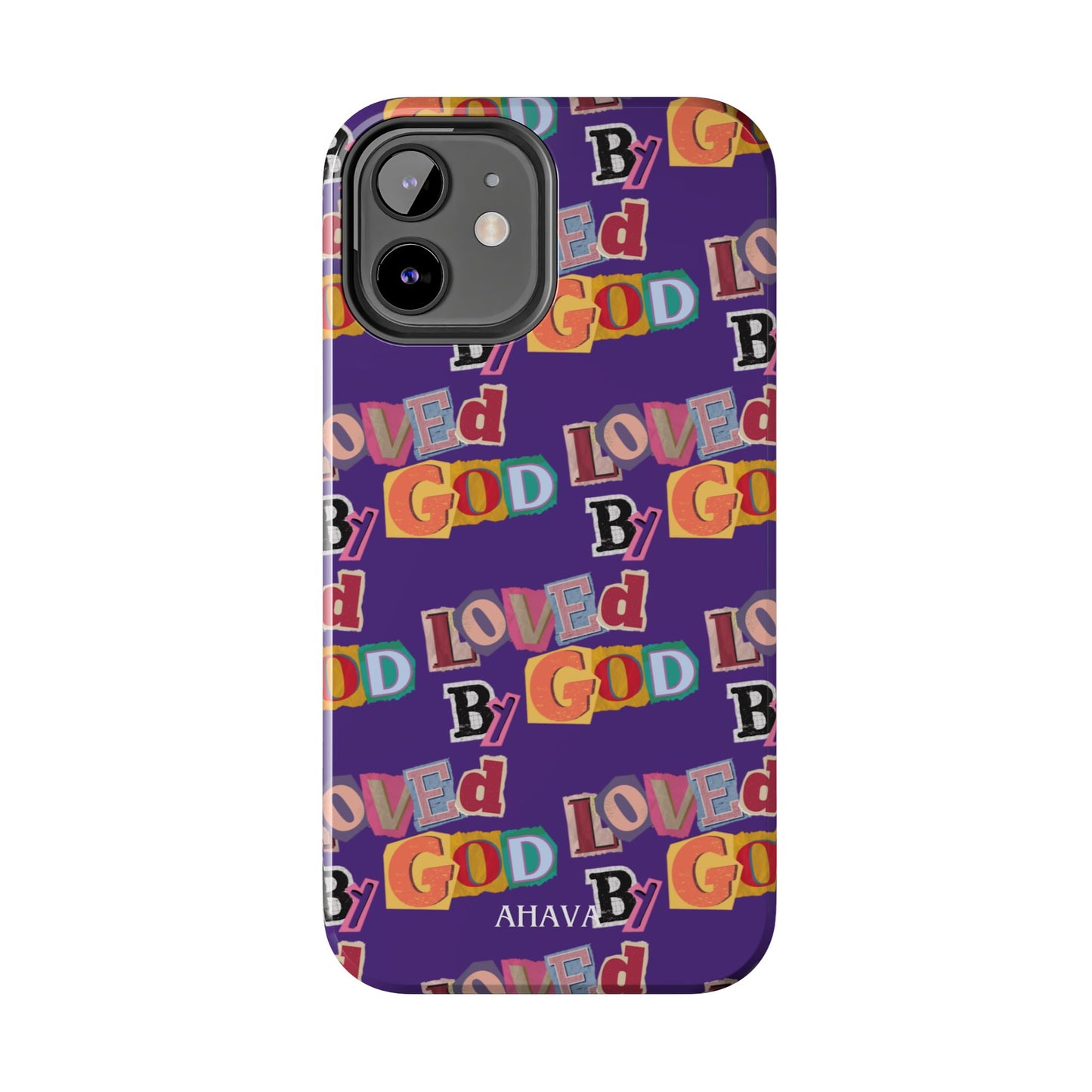 "Loved by God" Purple Phone Case