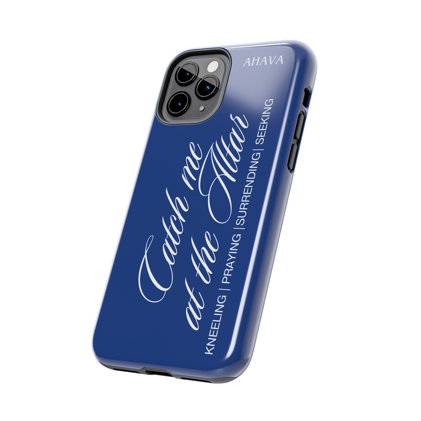 "Catch Me at the Altar" Blue Phone Case