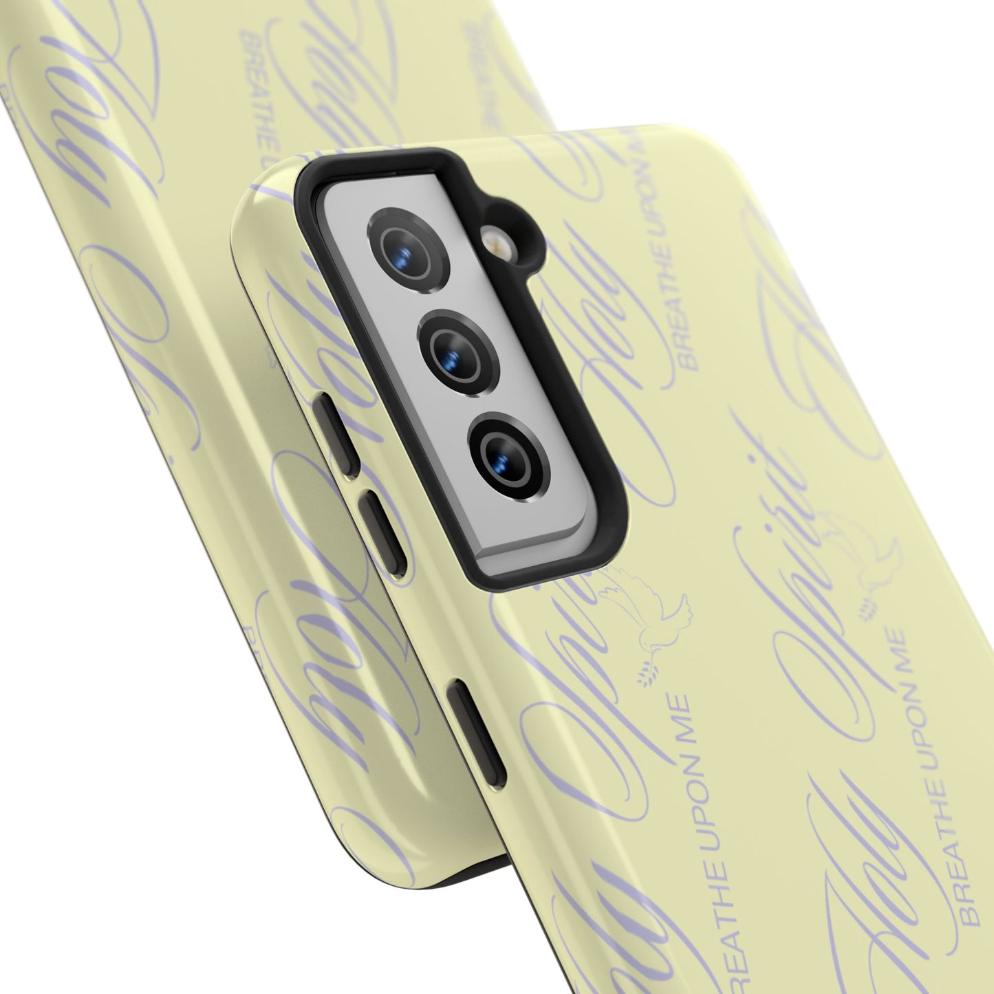 "Holy Spirit, Breathe Upon me" Buttercream Phone Case