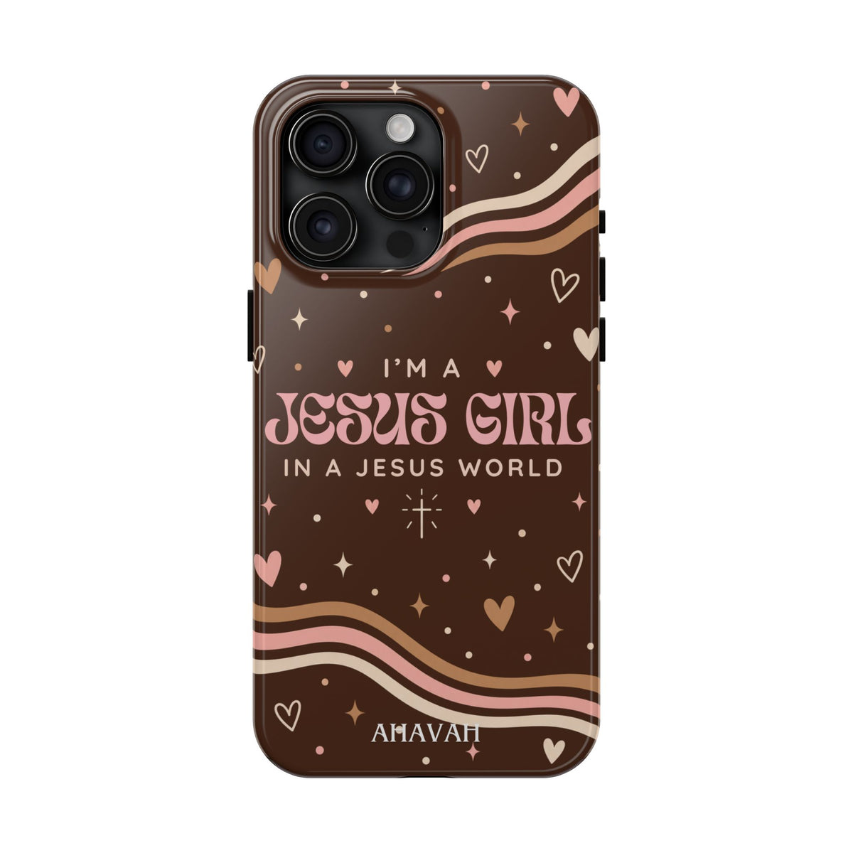 I'm a Jesus Girl Phone Case (Mocha / Brown)