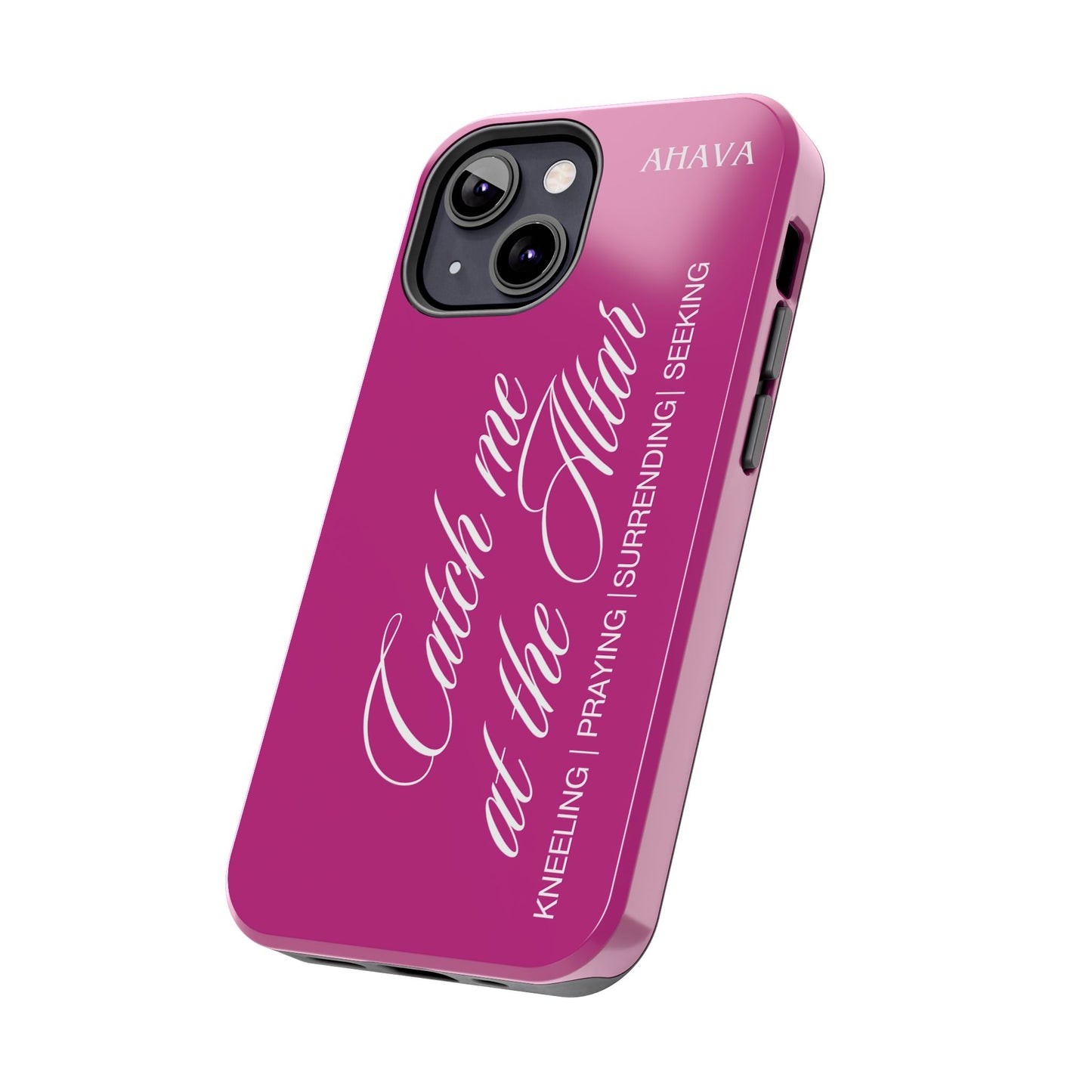 "Catch Me at the Altar" Pink Phone Case