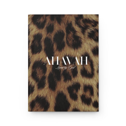 Luxe Leopard AHAVAH Hardcover Journal