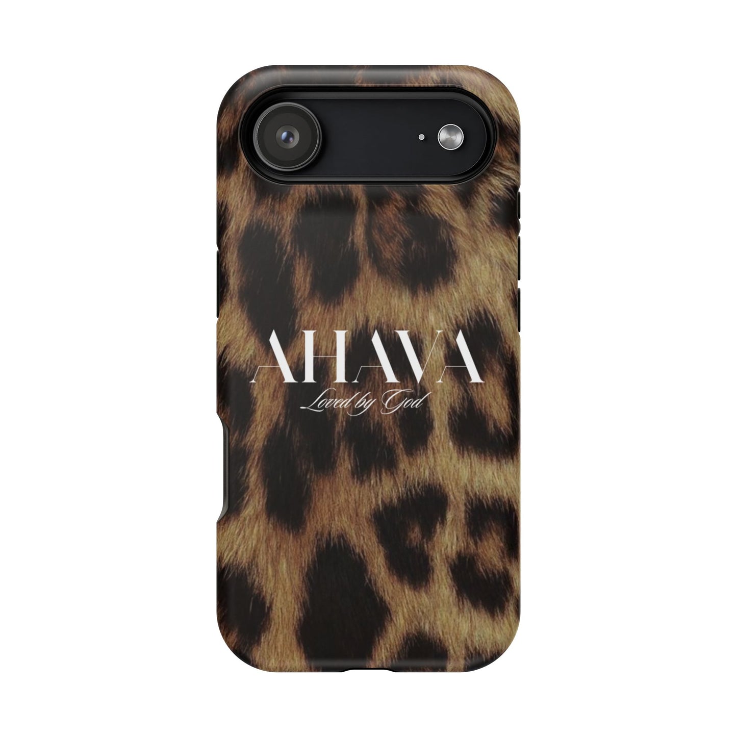 Leopard Print Ahava Phone Case