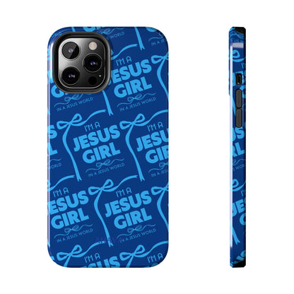 I'm a Jesus Girl Phone Case - Blue