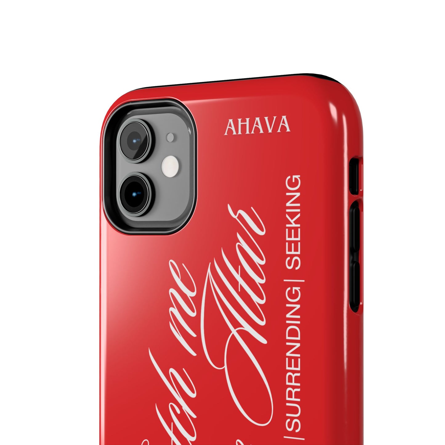 "Catch Me at the Altar" Red Phone Case