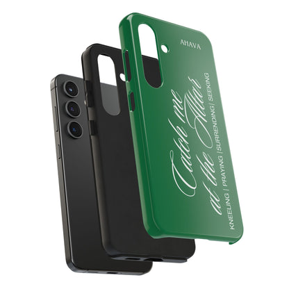 "Catch Me at the Altar" Green Phone Case