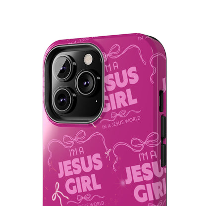 I'm a Jesus Girl Phone Case - Pink