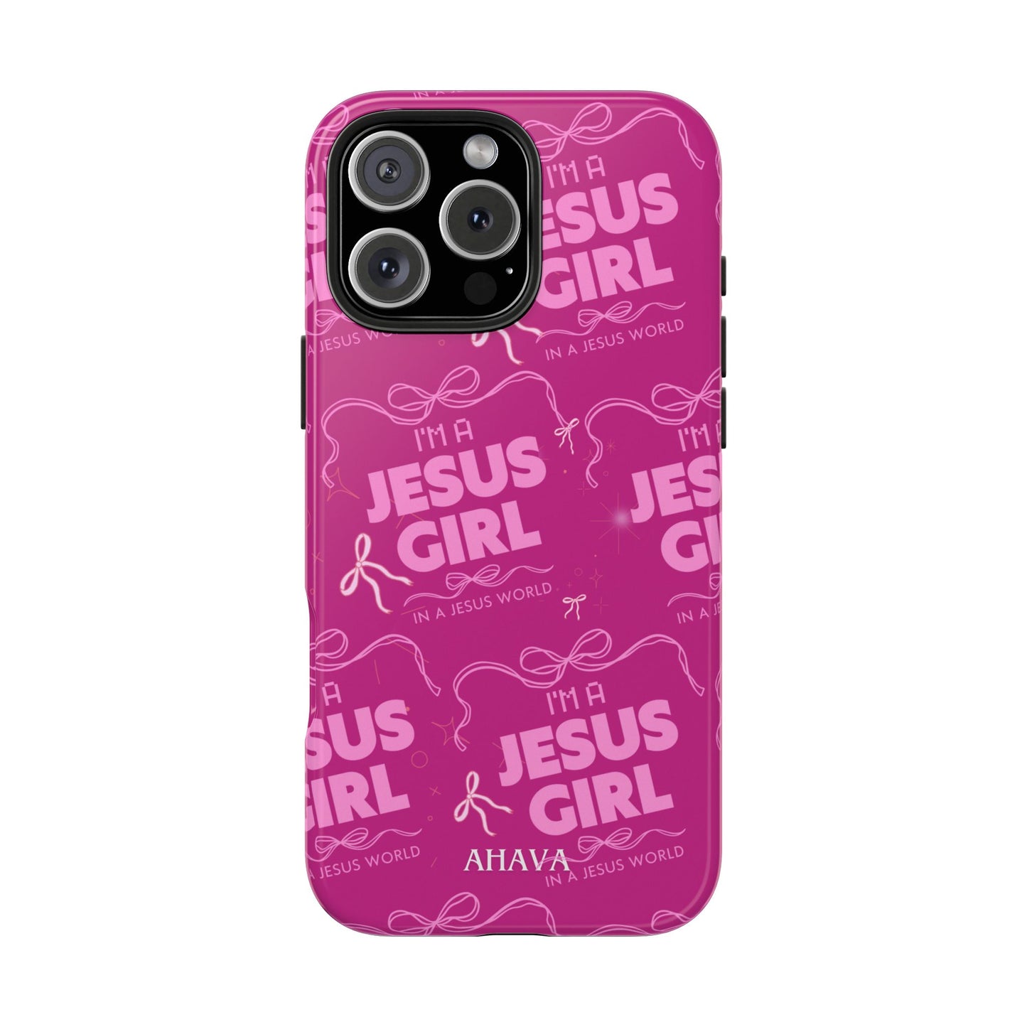 I'm a Jesus Girl Phone Case - Pink