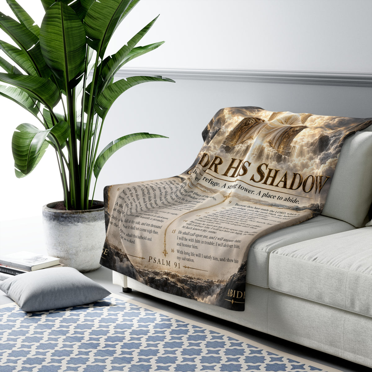 Under His Shadow Psalm 91 Prayer Blanket