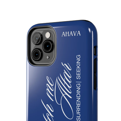 "Catch Me at the Altar" Blue Phone Case