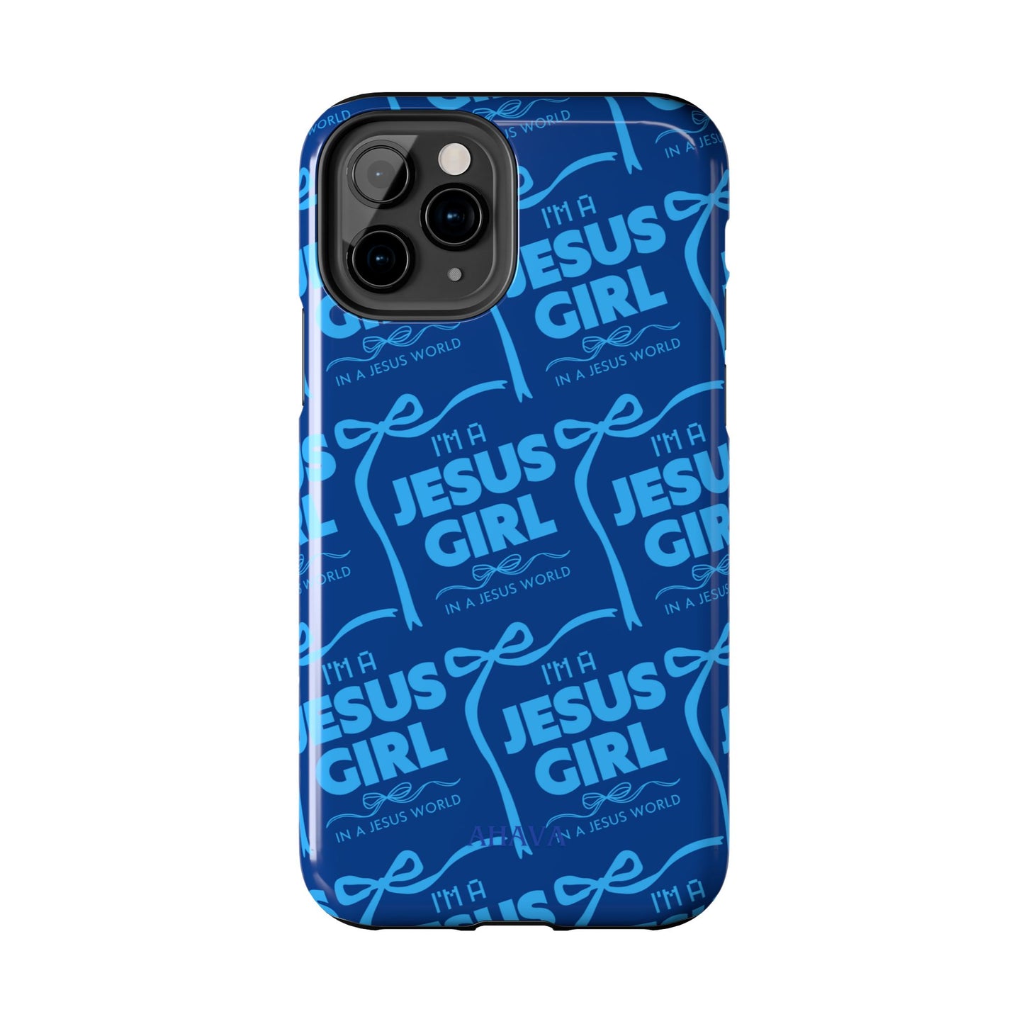I'm a Jesus Girl Phone Case - Blue