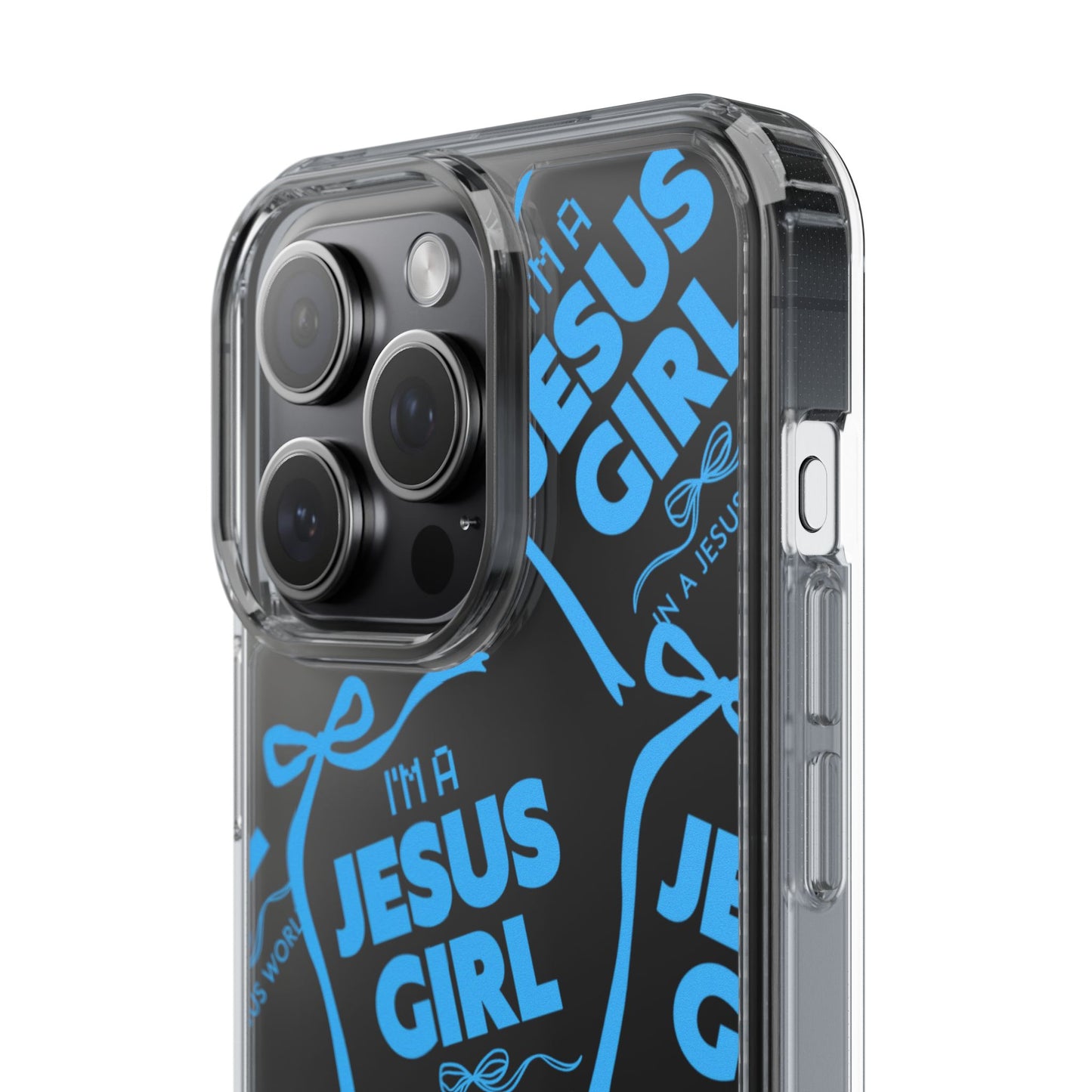 I'm a Jesus Girl Blue Case -Clear