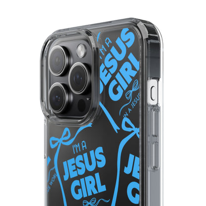 I'm a Jesus Girl Blue Case -Clear