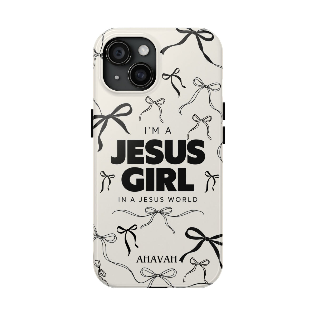 I'm a Jesus Girl White Phone Case