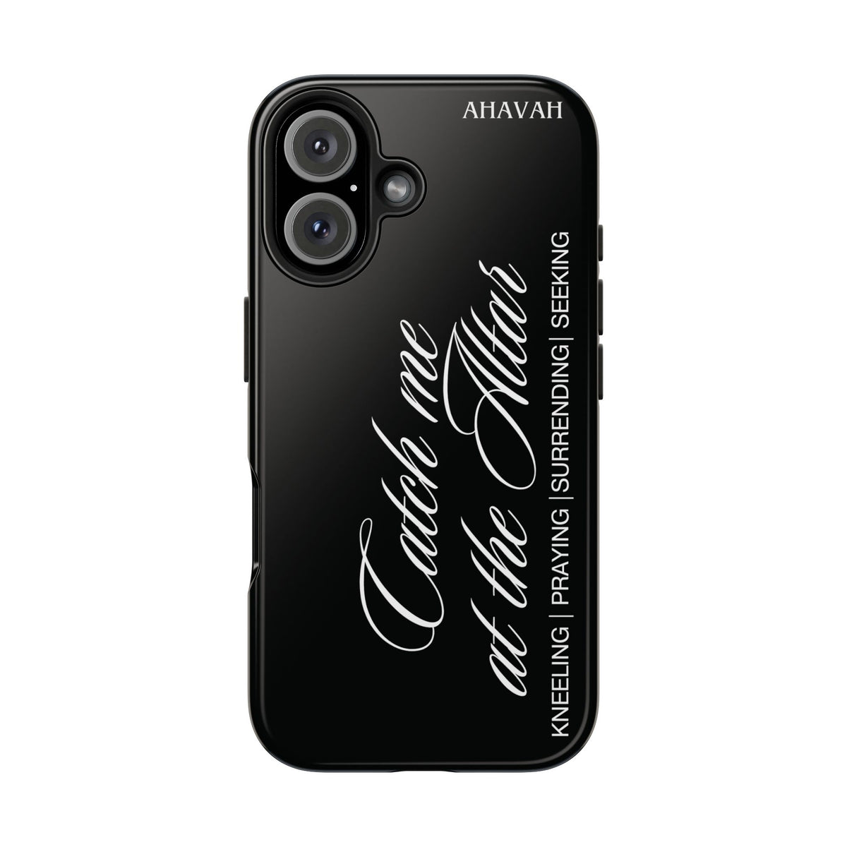 Catch Me at the Altar Black Phone Case