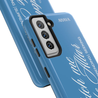 "Catch Me at the Altar" Light Blue Phone Case