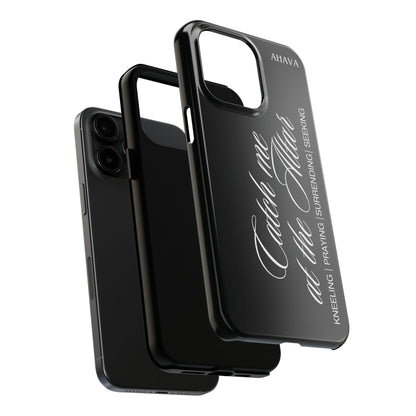 "Catch Me at the Altar" Black Phone Case