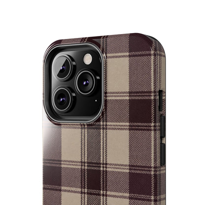 Abba’s Embrace | Warm Teddy Plaid Phone Case