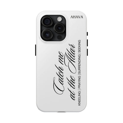 "Catch Me at the Altar" White Phone Case