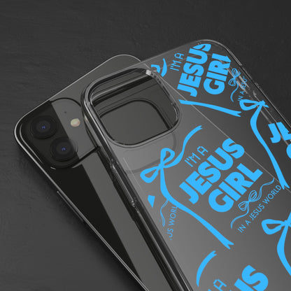 I'm a Jesus Girl Blue Case -Clear