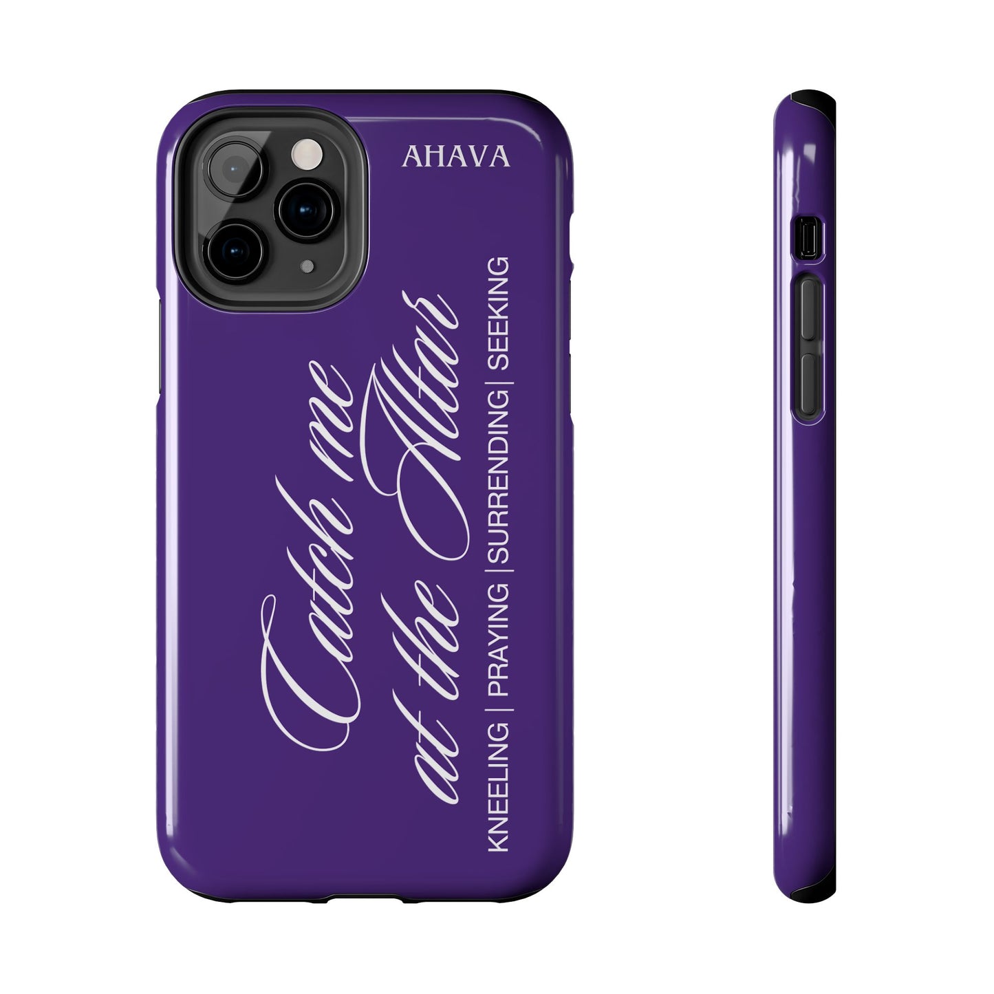 "Catch Me at the Altar" Purple Phone Case