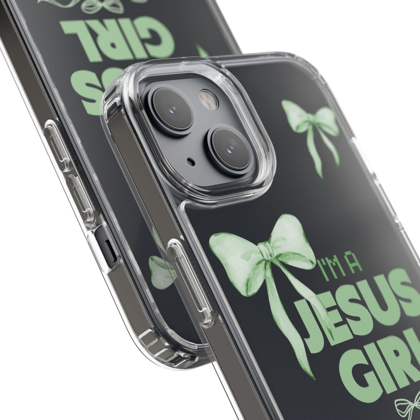 I'm a Jesus Girl Phone Case | Christian Aesthetic Gift for Her | Clear Shockproof Tough Case