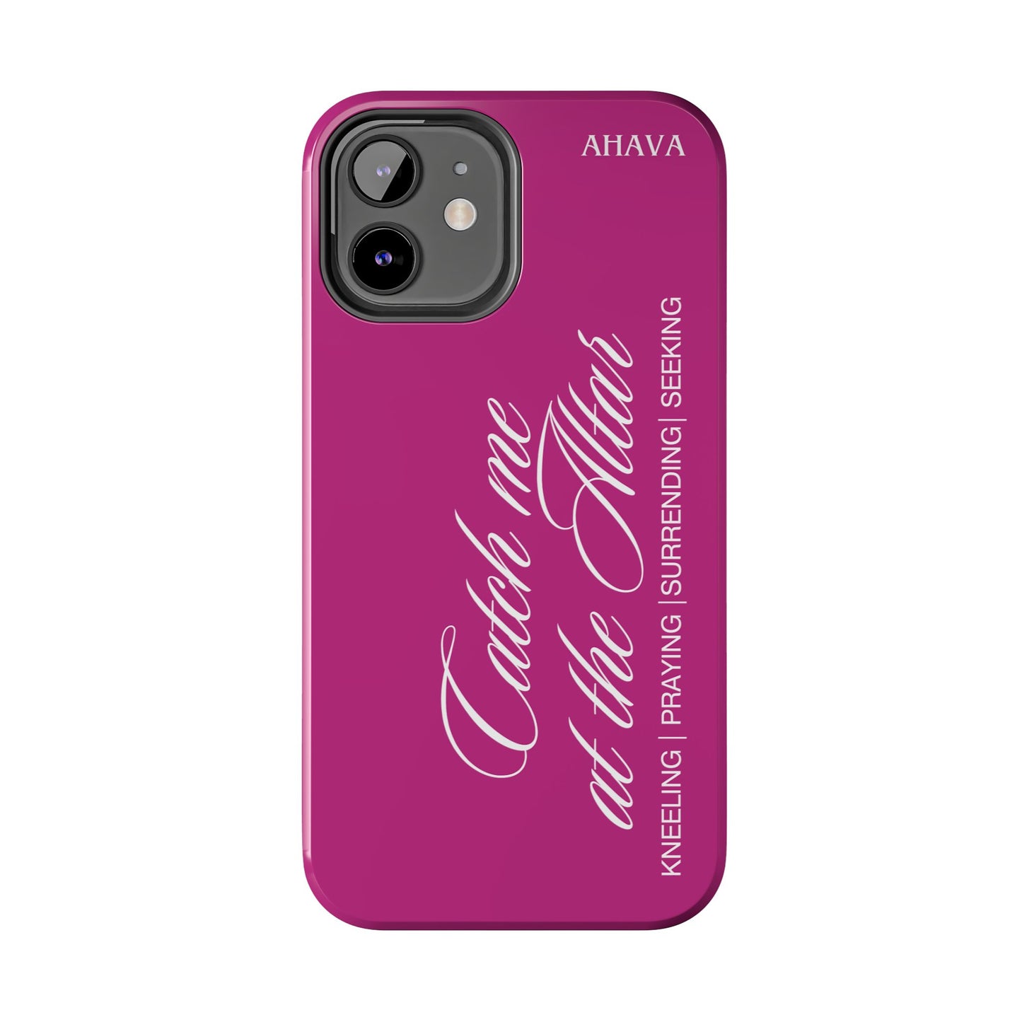 "Catch Me at the Altar" Pink Phone Case