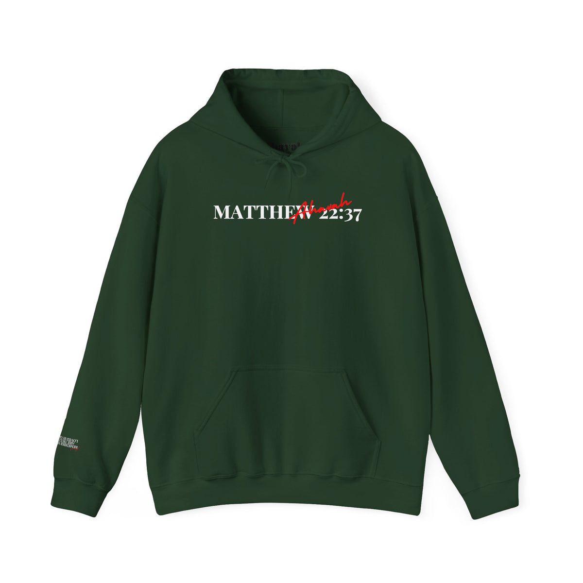 Lover of Christ | Matthew 22:37 Hoodie