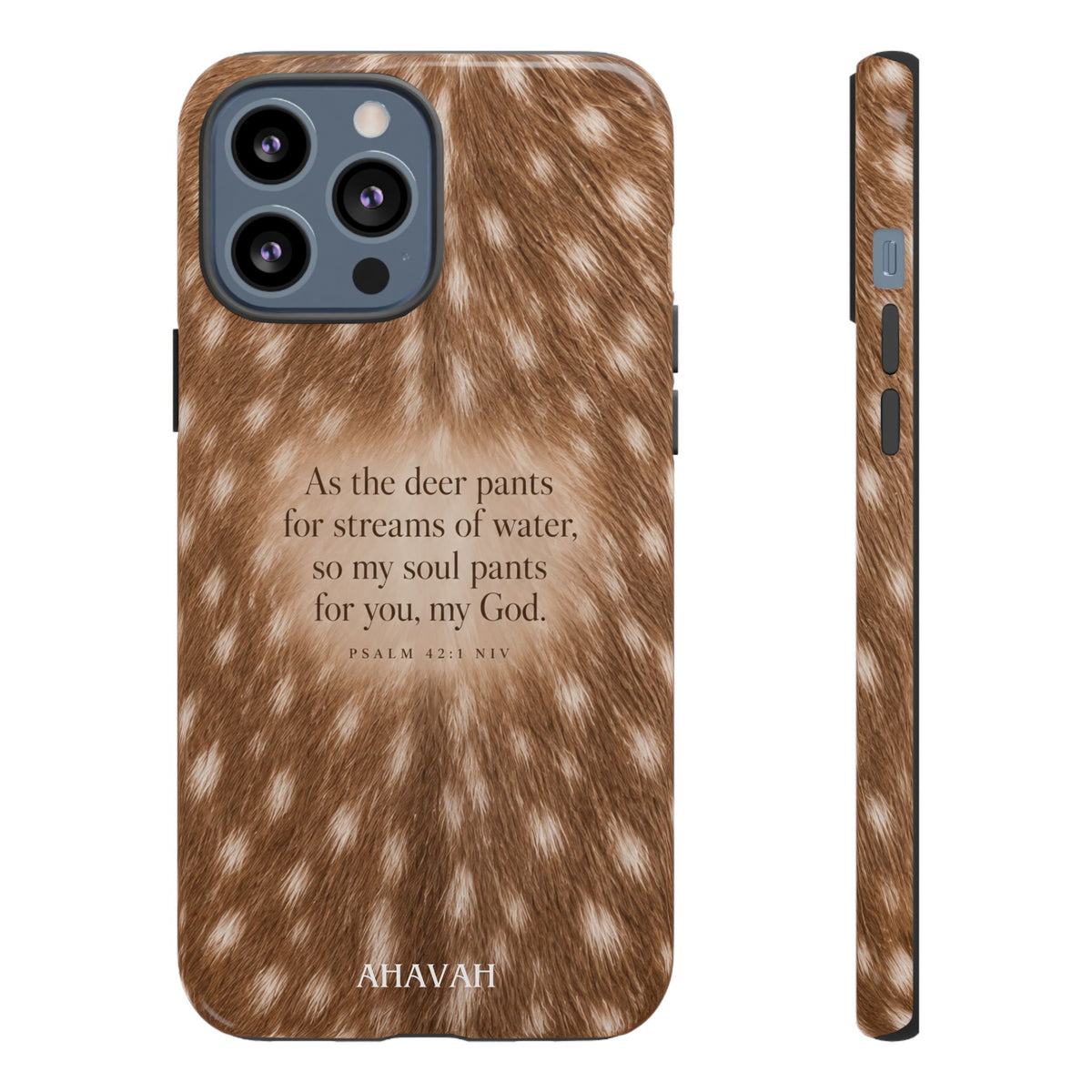 Psalm 42:1 Fawn Print Phone Case