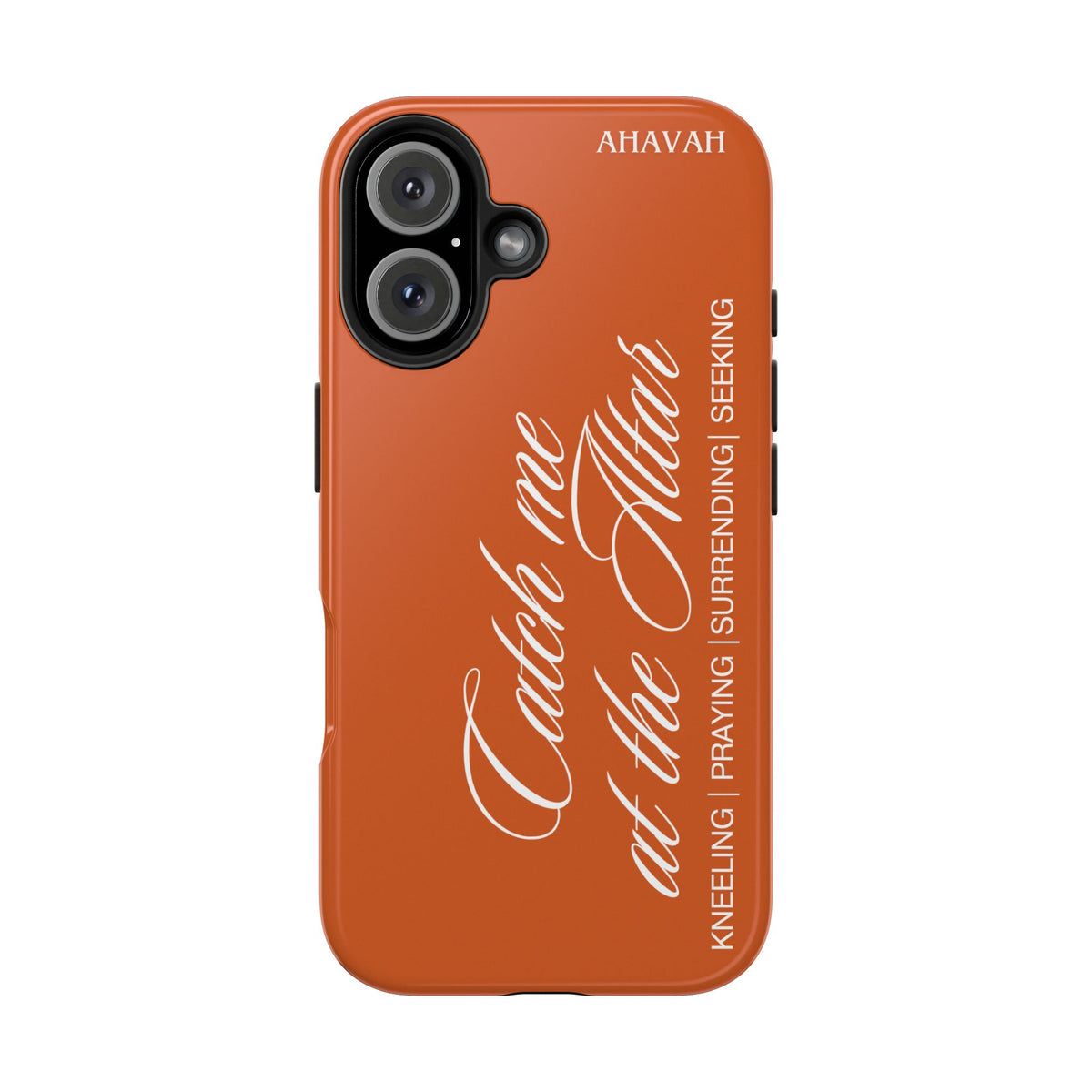 Catch Me at the Altar Phone Case | Ember orange