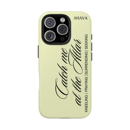"Catch Me at the Altar" Lemon Phone Case