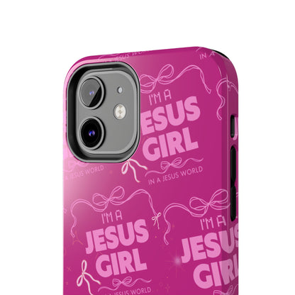 I'm a Jesus Girl Phone Case - Pink
