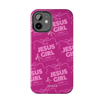 I'm a Jesus Girl Phone Case - Pink